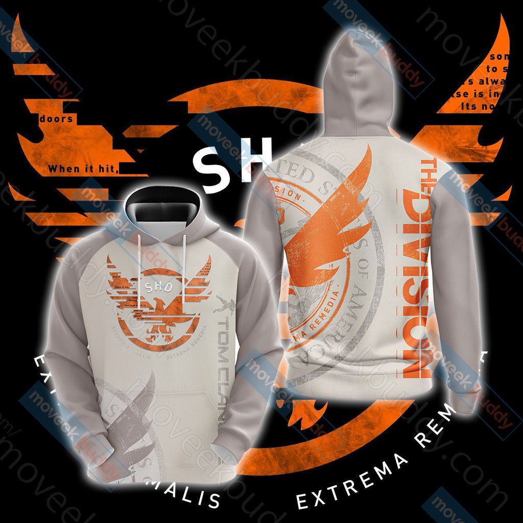 Tom Clancy's The Division Unisex 3D T-shirt Hoodie S