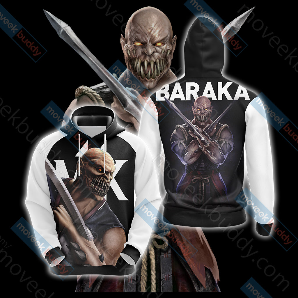 Mortal Kombat Baraka New Unisex 3D T-shirt Hoodie S