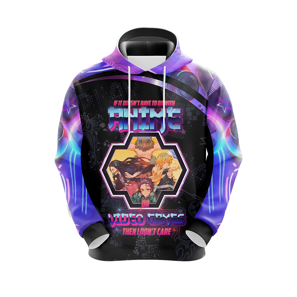 If it doesnt have to do with anime or video games then I dont care Demon Slayer Unisex 3D T-shirt Zip Hoodie Pullover Hoodie