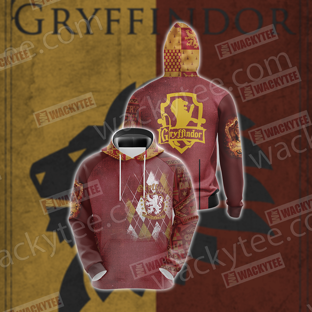 Harry Potter - Gryffindor House Unisex 3D T-shirt Hoodie S