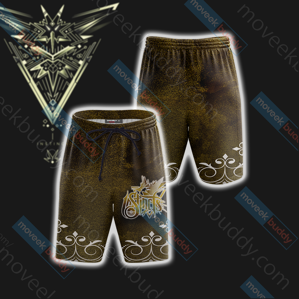 Pokemon Go - House Instinct There Is No Shelter From The Storm New Beach Shorts S