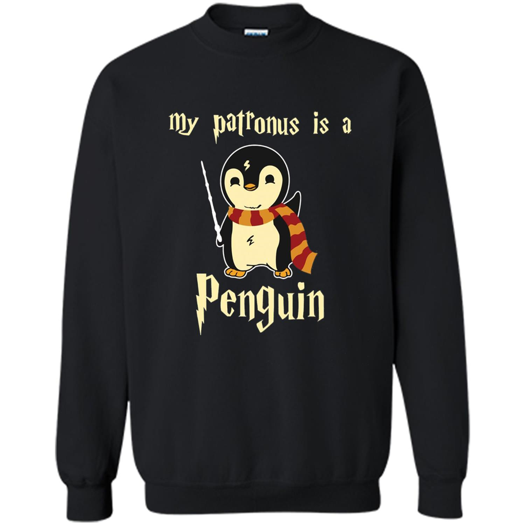 Penguin T-Shirt My Patronus Is A Penguin Hot 2017 T-Shirt Black S