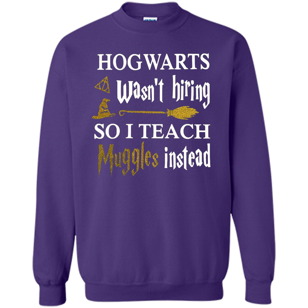 I Teach Muggles Instead T-shirt Purple S