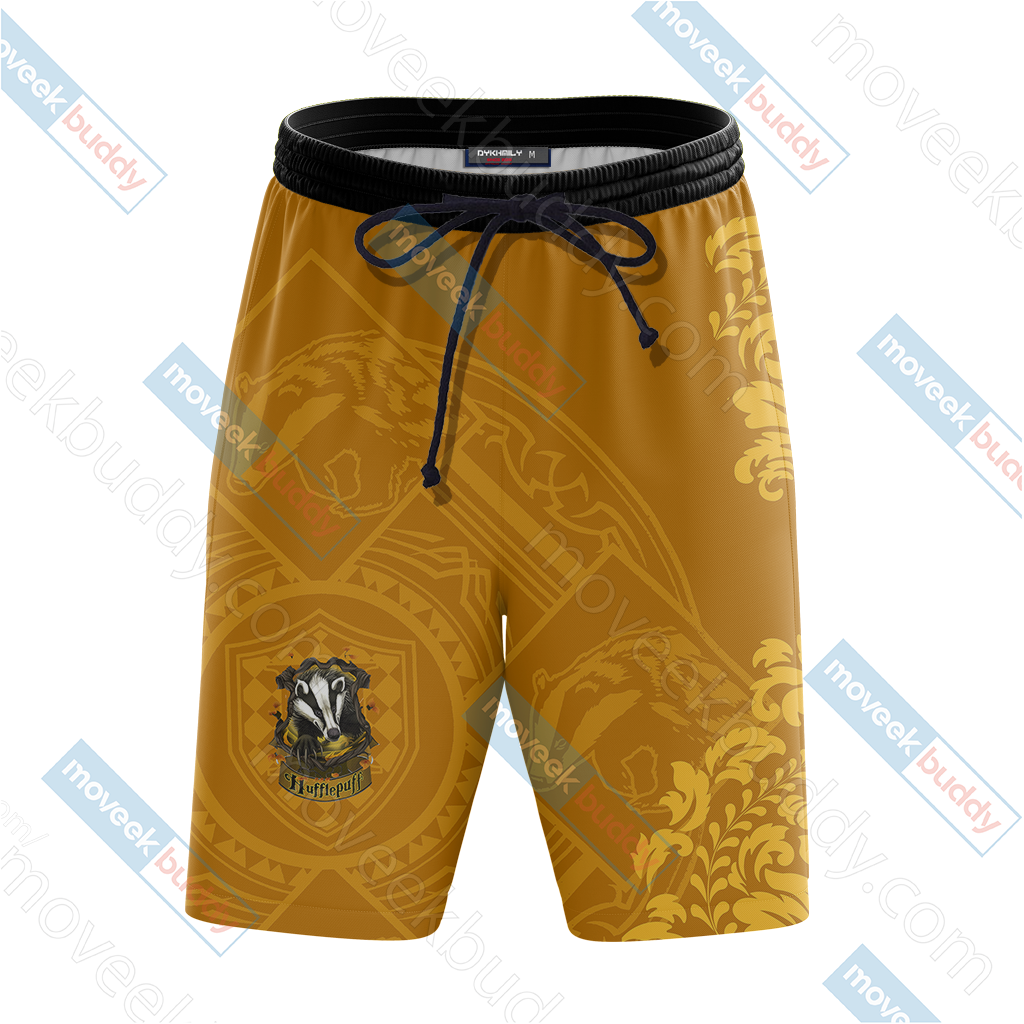 Harry Potter - Loyal Like A Hufflepuff Version Lifestyle Unisex Beach Shorts