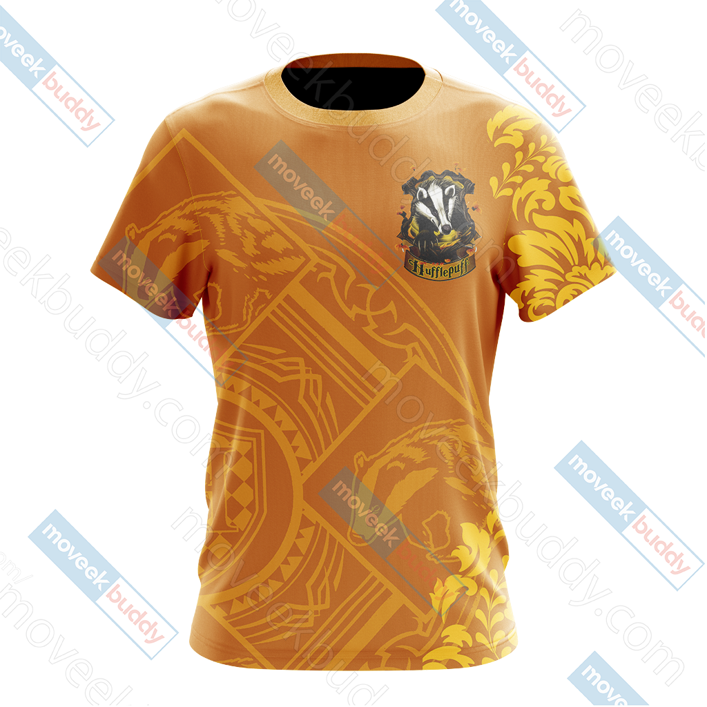 Harry Potter - Loyal Like A Hufflepuff Version Lifestyle Unisex 3D T-shirt