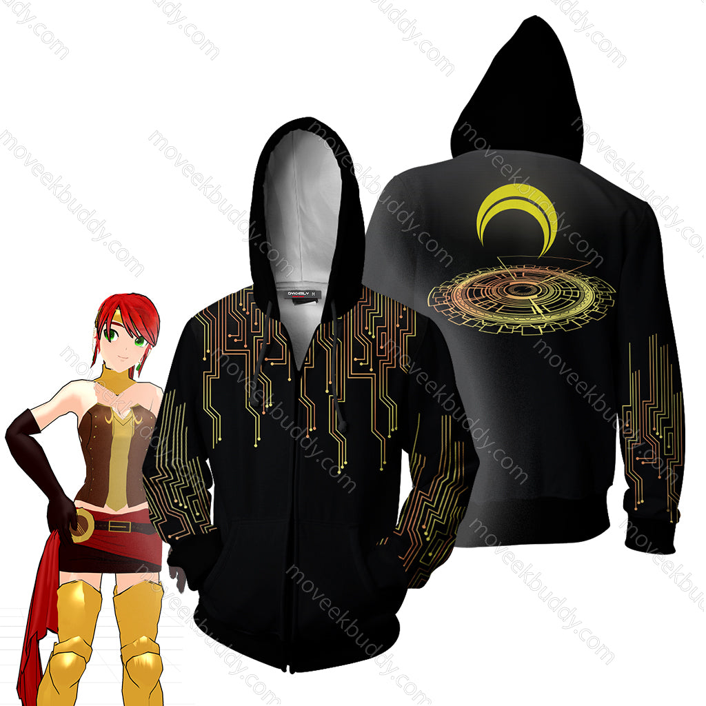 RWBY Team JNPR Arc Jaune Zip Up Hoodie XS