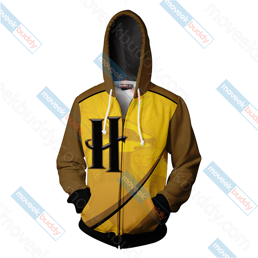 Harry Potter - Hufflepuff House Wacky Style Unisex 3D T-shirt