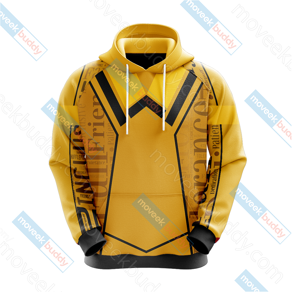 Harry Potter - Hufflepuff House New Lifestyle Unisex 3D T-shirt