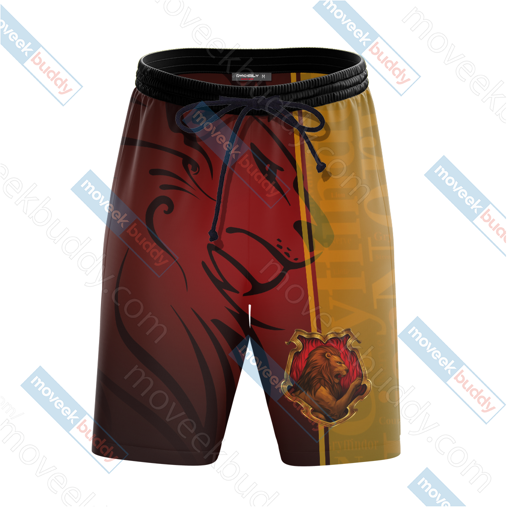 You Might Belong In Gryffindor Harry Potter Hogwarts Beach Shorts
