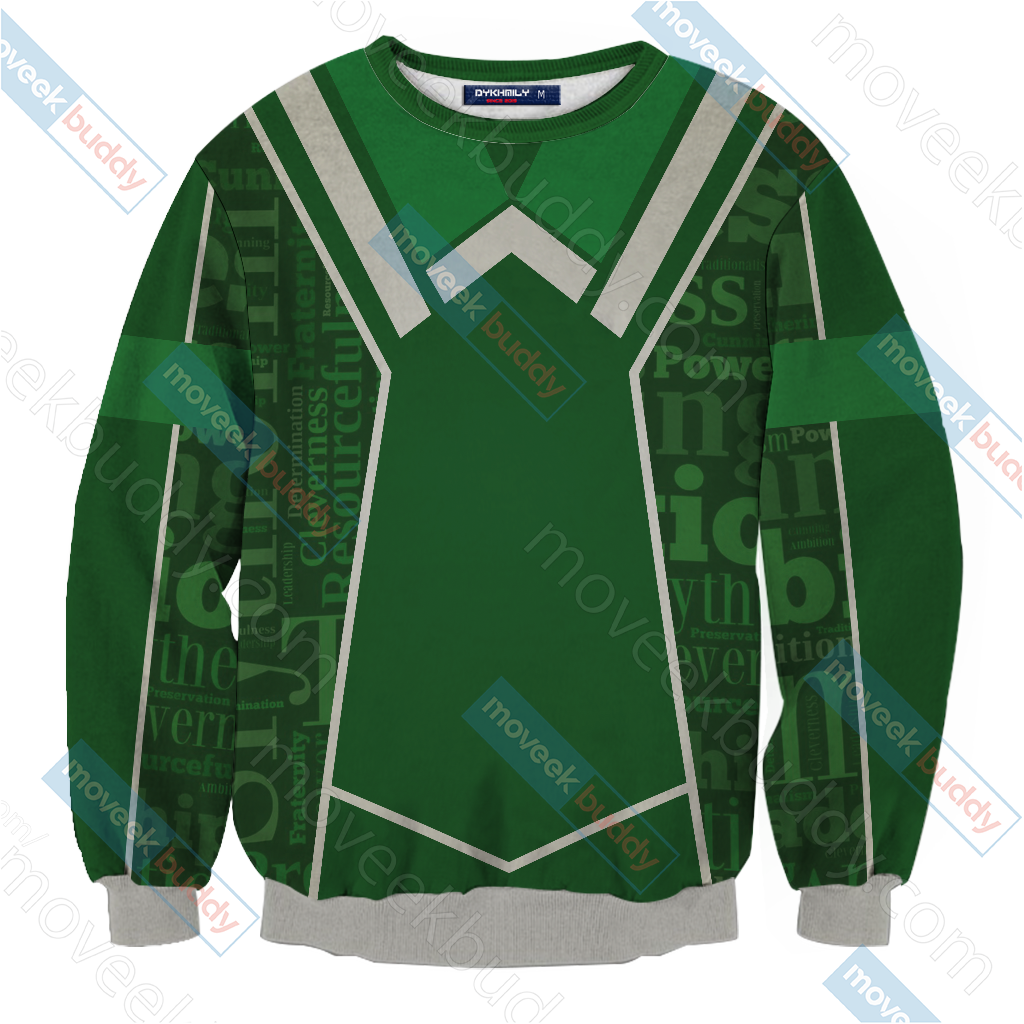 Harry Potter - Slytherin House New Lifestyle Unisex 3D Sweater