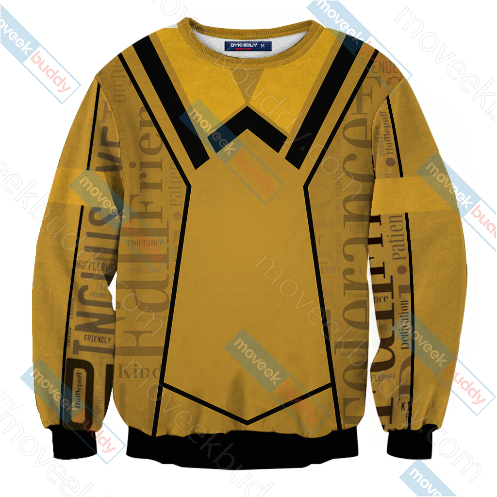 Harry Potter - Hufflepuff House New Lifestyle Unisex 3D Sweater