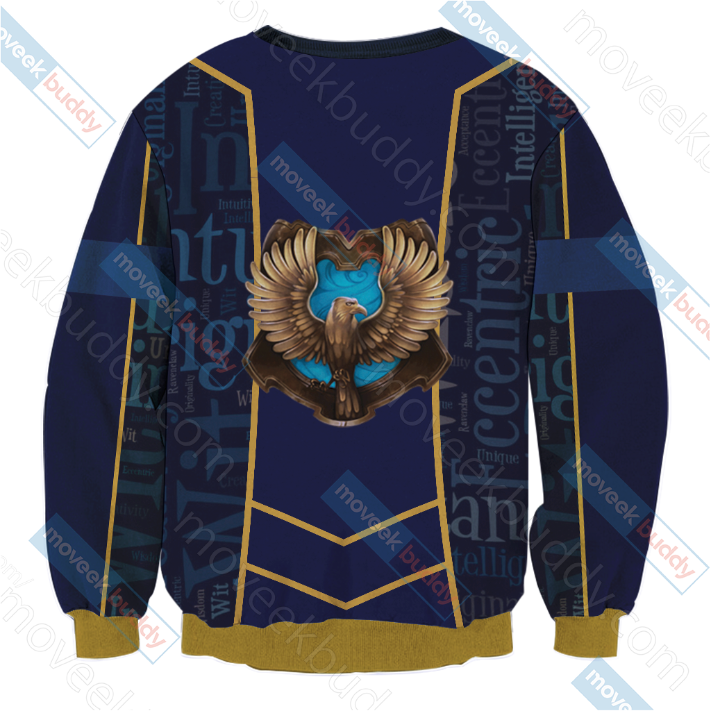 Harry Potter - Ravenclaw House New Lifestyle Unisex 3D Sweater