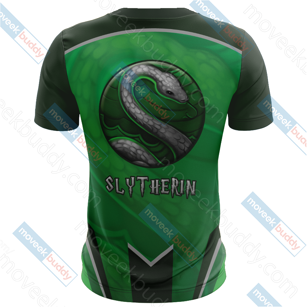 Harry Potter - Slytherin House Wacky Style Unisex 3D T-shirt