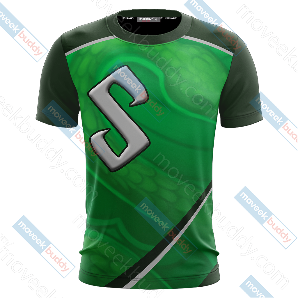 Harry Potter - Slytherin House Wacky Style Unisex 3D T-shirt