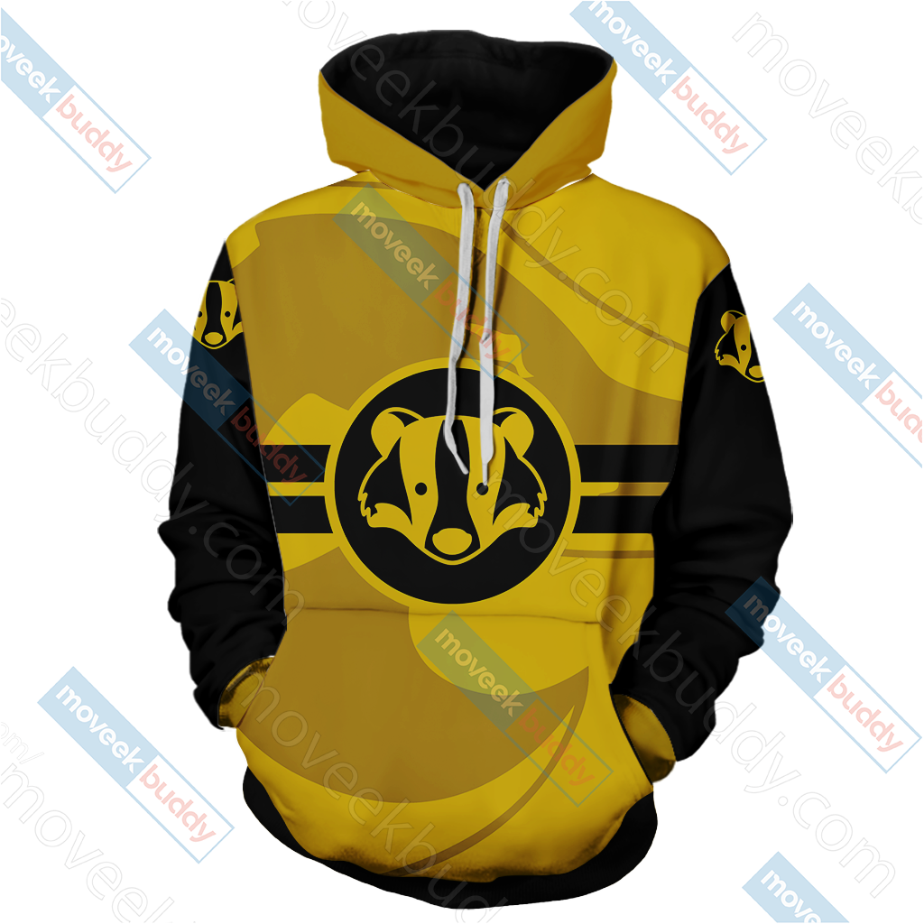 Harry Potter Loyal Like A Hufflepuff Wacky Style Unisex 3D T-shirt