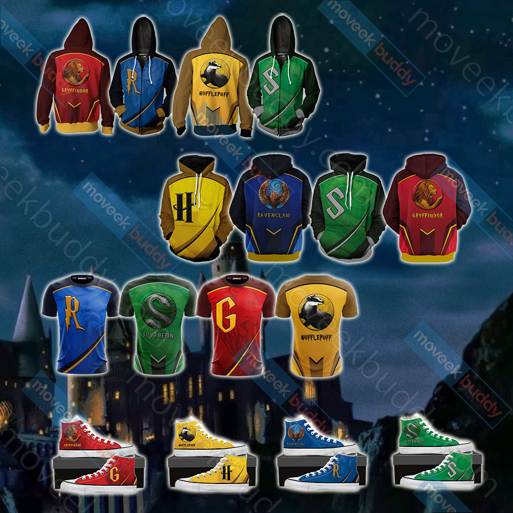Harry Potter - Gryffindor House Wacky Style High Top Shoes