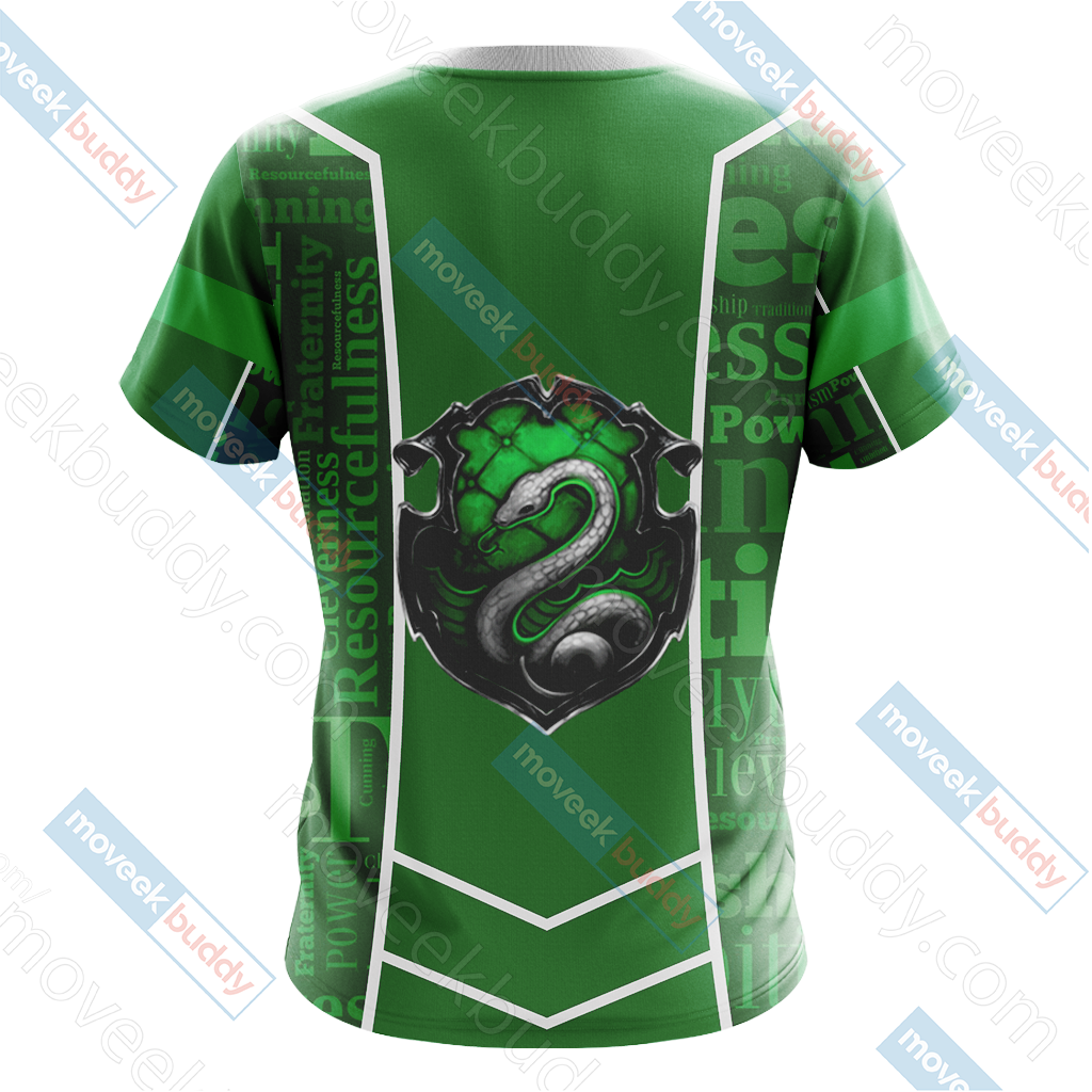 Harry Potter - Slytherin House New Lifestyle Unisex 3D T-shirt