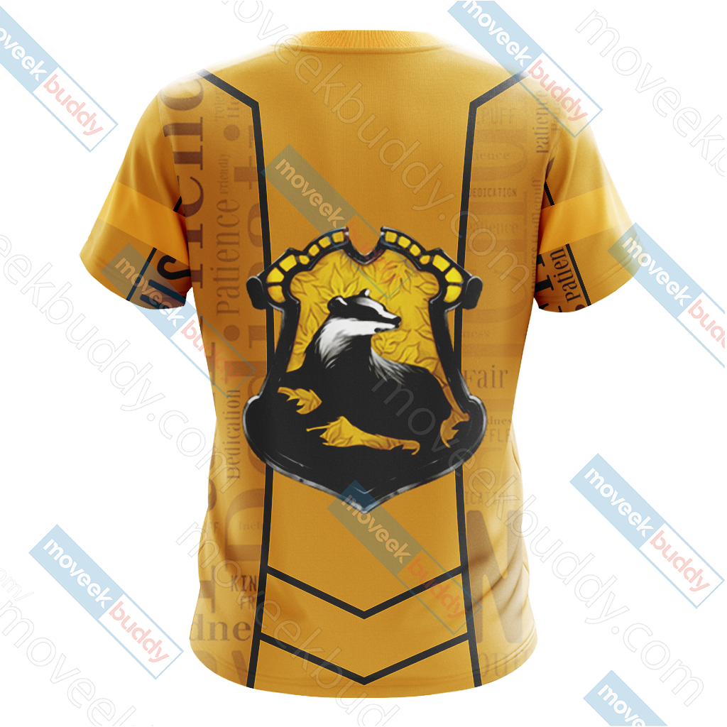 Harry Potter - Hufflepuff House New Lifestyle Unisex 3D T-shirt