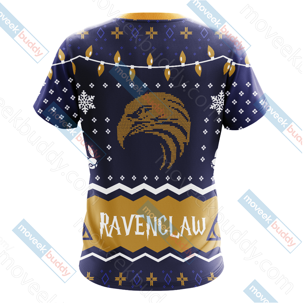 Harry Potter - Ravenclaw House Christmas Style Unisex 3D T-shirt