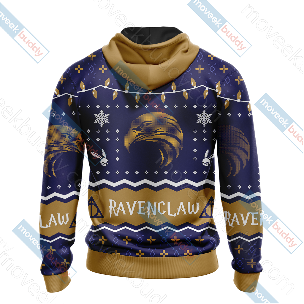 Harry Potter - Ravenclaw House Christmas Style Unisex 3D T-shirt