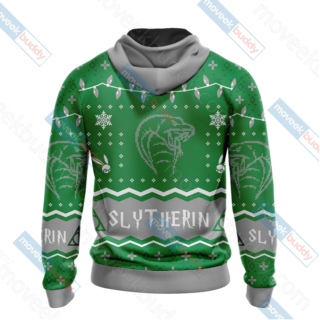 Harry Potter - Slytherin House Christmas Style Unisex 3D T-shirt