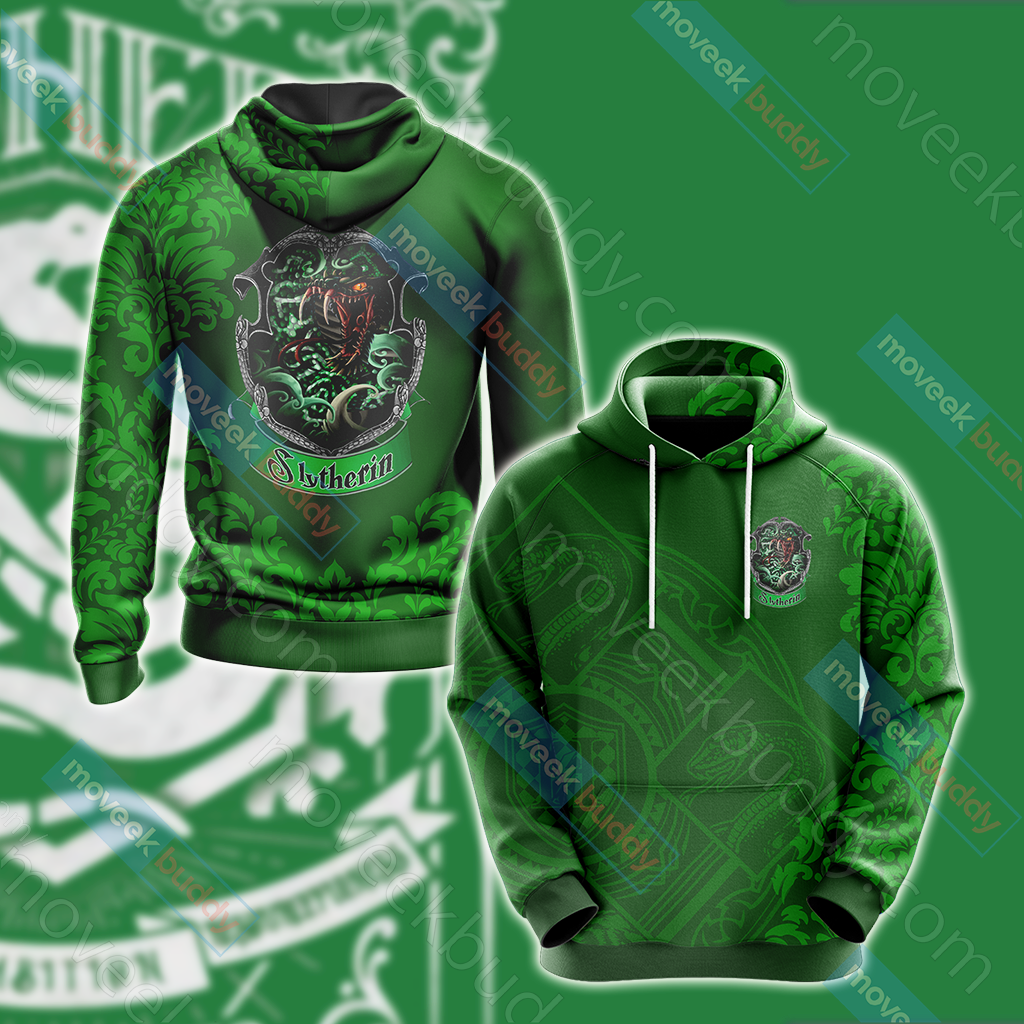 Harry Potter - Cunning Like A Slytherin Version Lifestyle Unisex 3D T-shirt Hoodie S