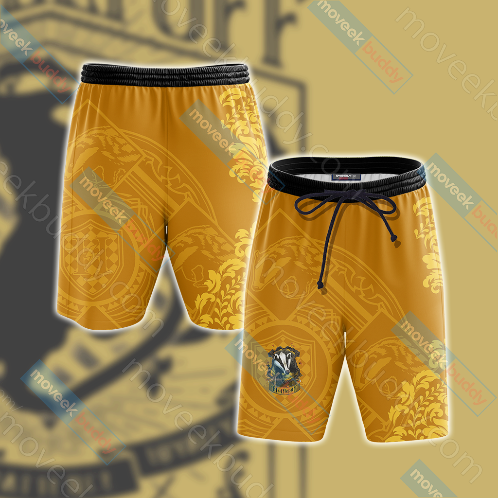 Harry Potter - Loyal Like A Hufflepuff Version Lifestyle Unisex Beach Shorts S