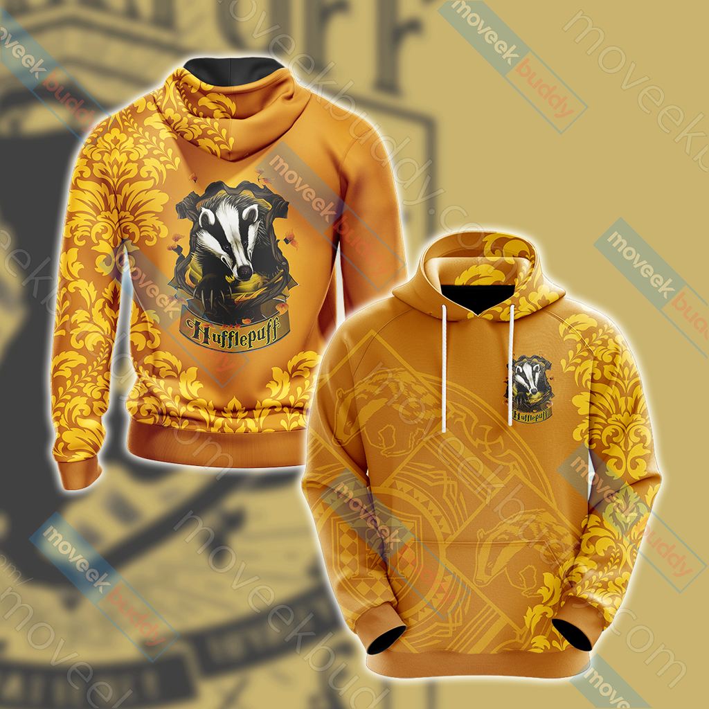 Harry Potter - Loyal Like A Hufflepuff Version Lifestyle Unisex 3D T-shirt Hoodie S