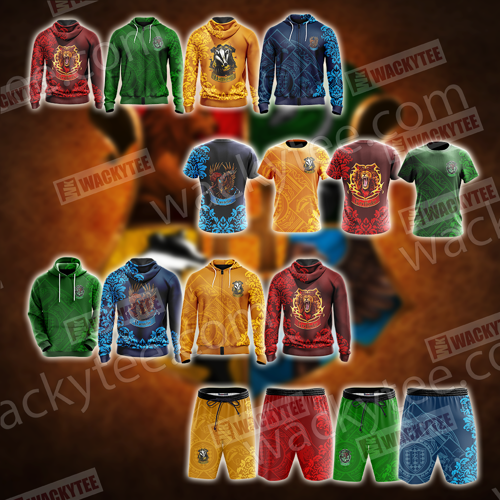 Harry Potter - Brave Like A Gryffindor Version Lifestyle Beach Shorts