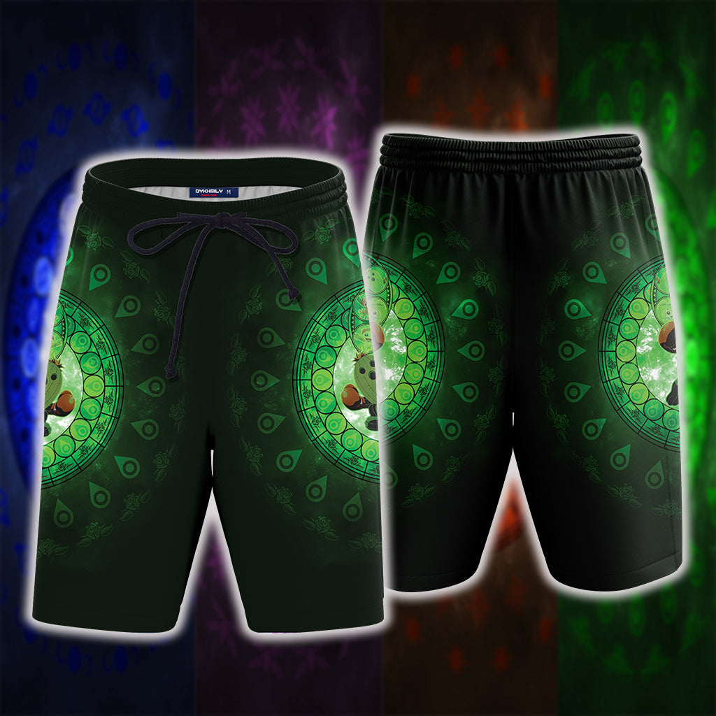 Digimon The Crest Of Purity New 3D Beach Shorts S