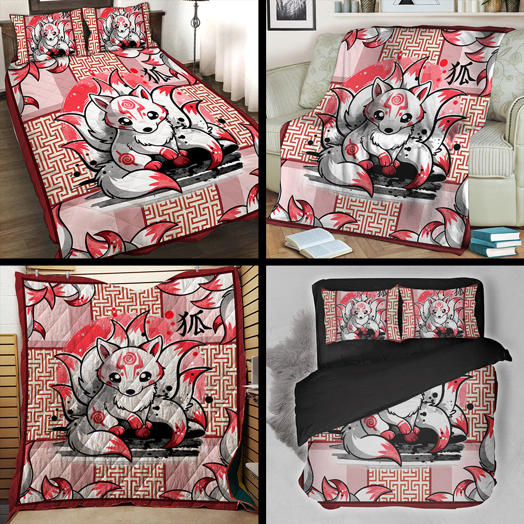 Ninetail Fox Spirit 3D Bed Set