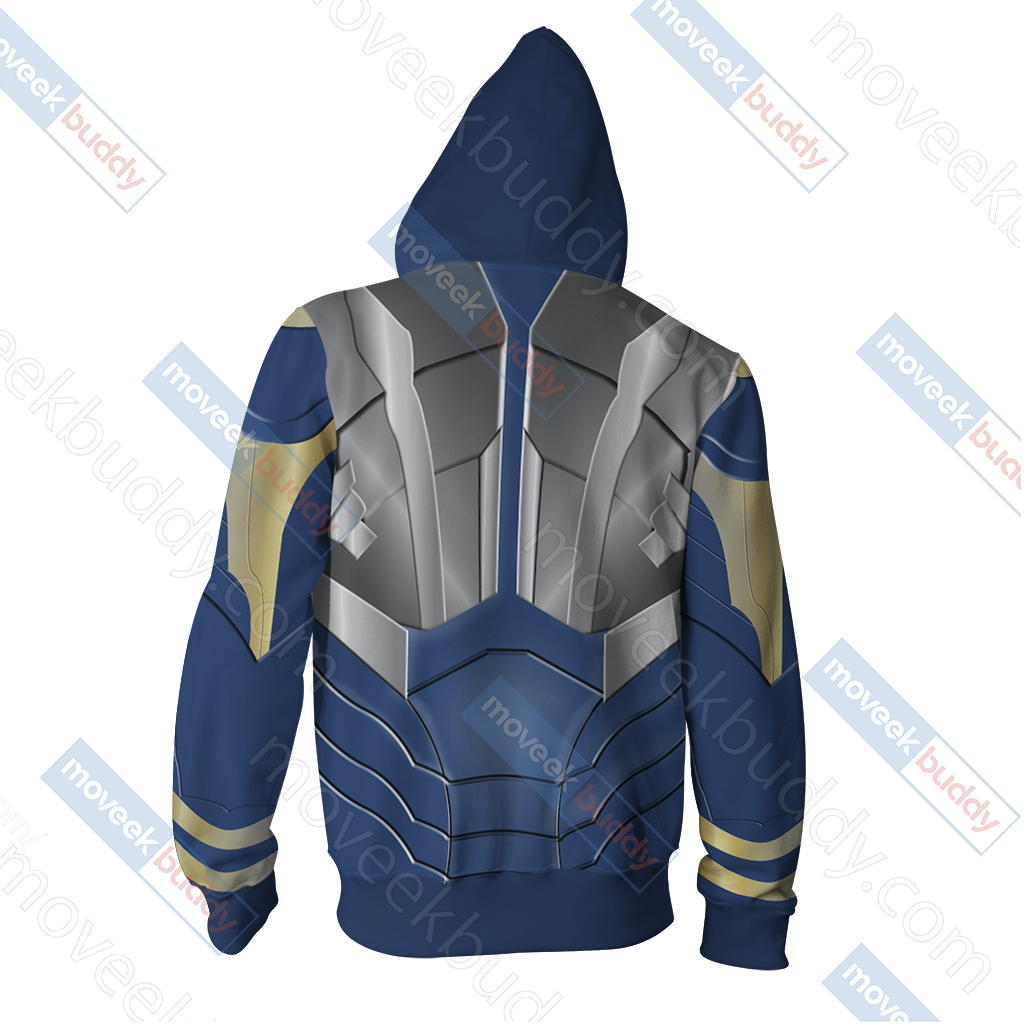 Avengers: Pepper Potts in Rescue Suit Zip Up Hoodie Jacket