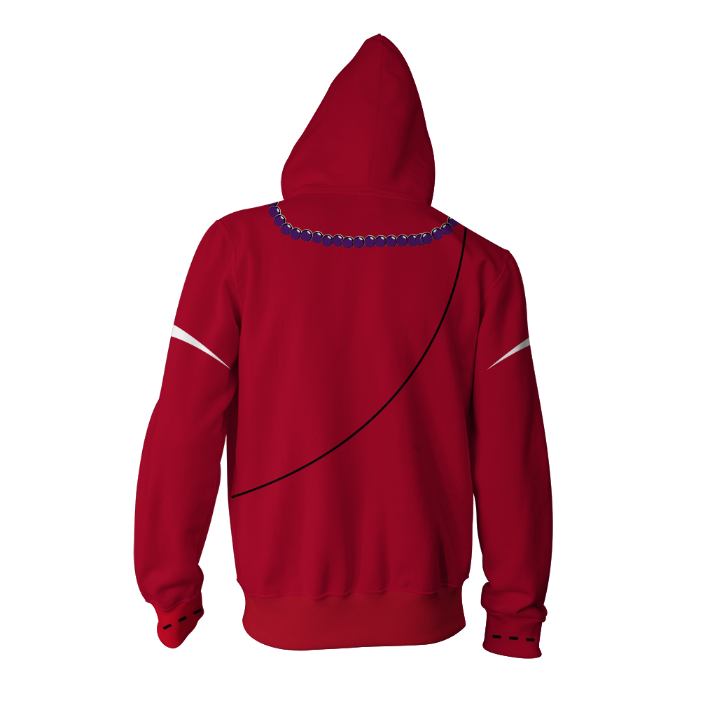 Inuyasha Cosplay Zip Up Hoodie Jacket