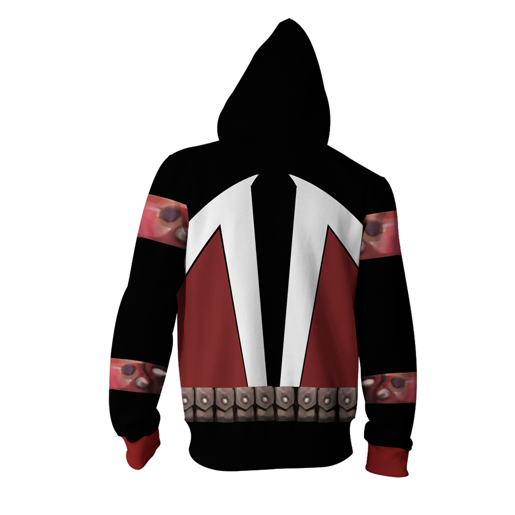 Spawn Cosplay Zip Up Hoodie Jacket