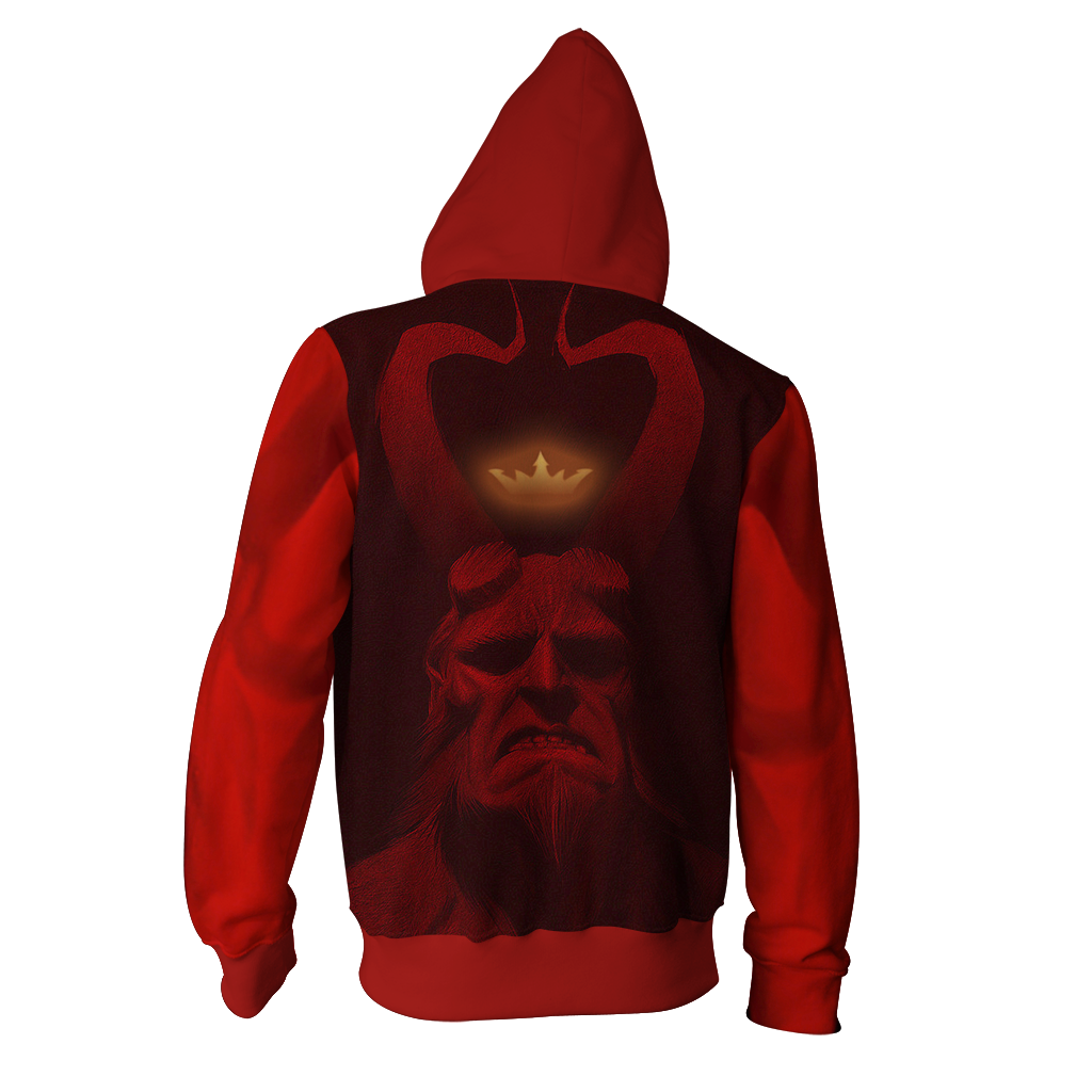 Hellboy (Ron Perlman) Zip Up Hoodie