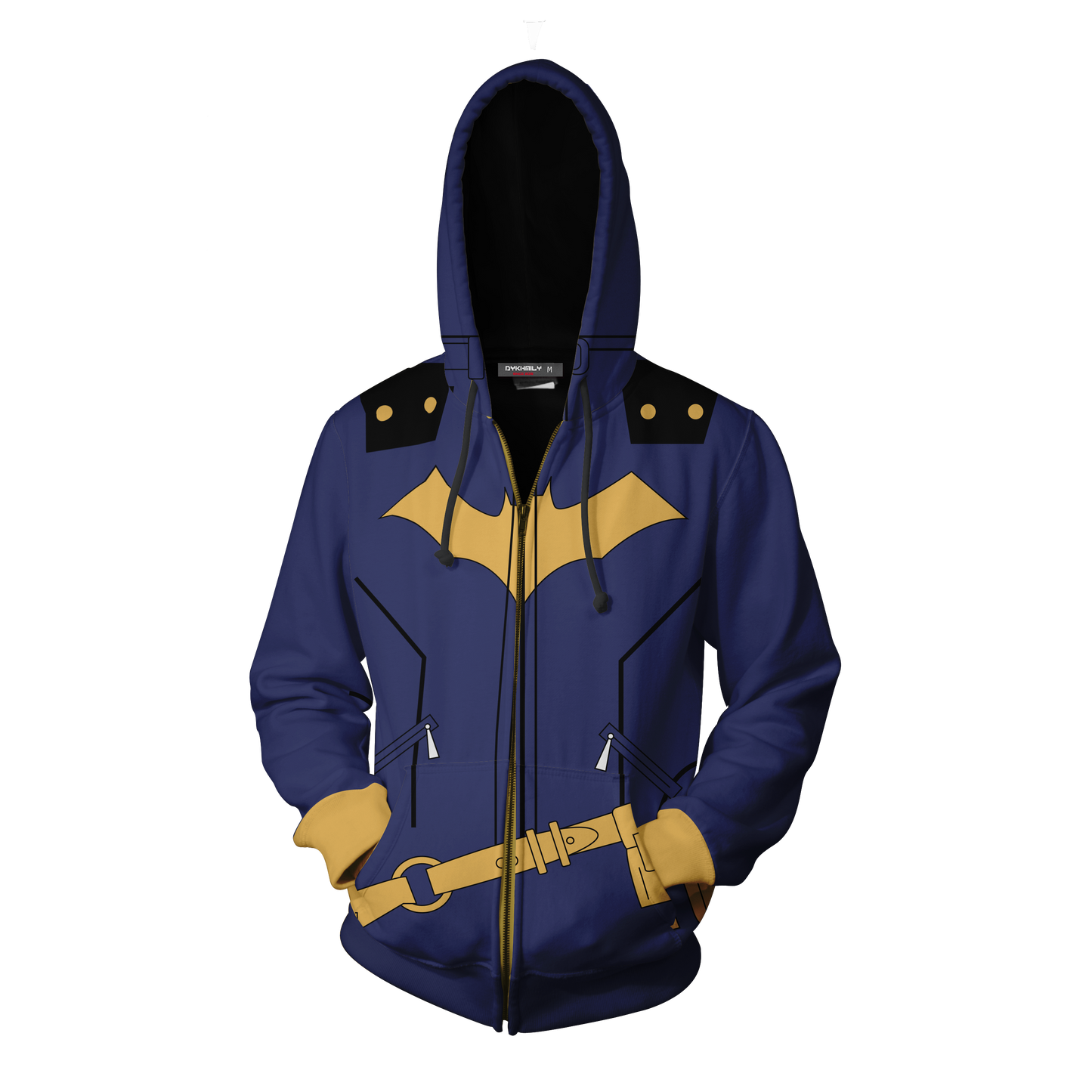 Batgirl Cosplay Zip Up Hoodie Jacket