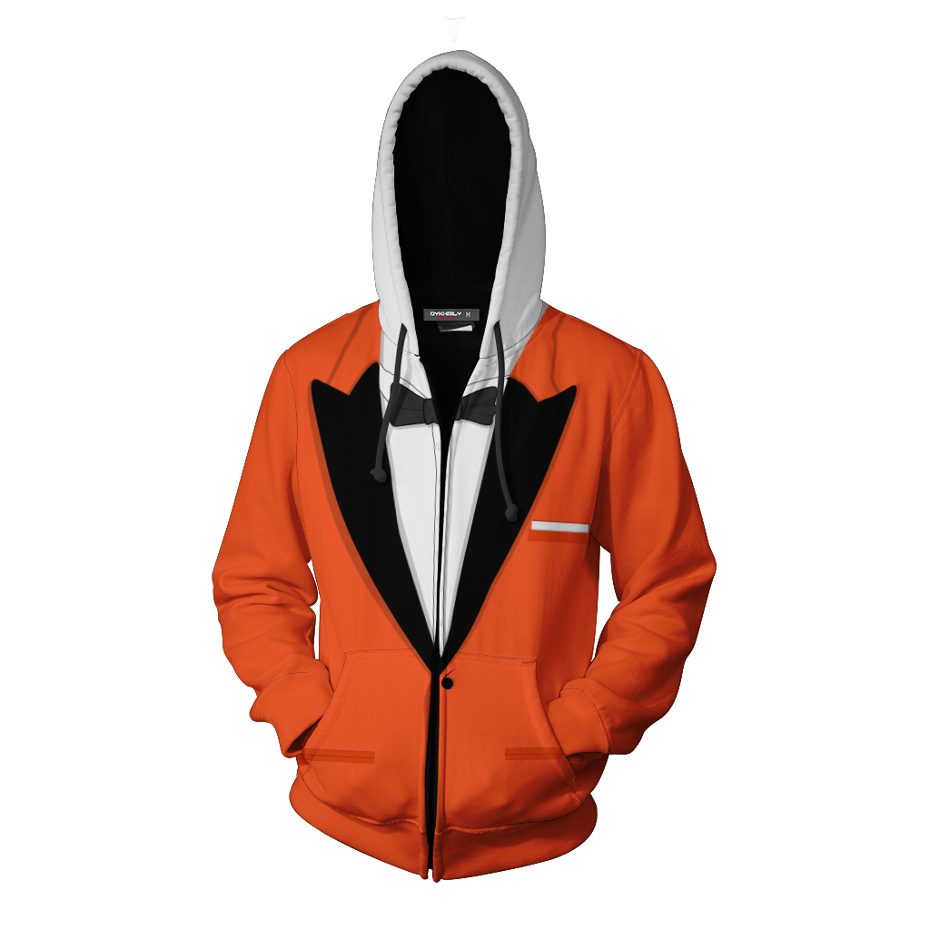 Kingsman: The Golden Circle Eggsy Unwin (Vest) Cosplay Zip Up Hoodie Jacket