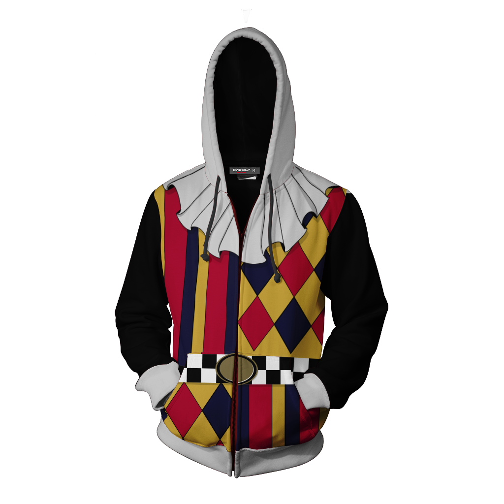 The Big Bang Theory Howard Wolowitz Jester Outfit Cosplay Zip Up Hoodie Jacket