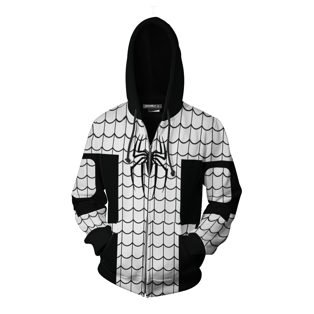The Amazing Spider-Man Spider Armor Cosplay Zip Up Hoodie Jacket
