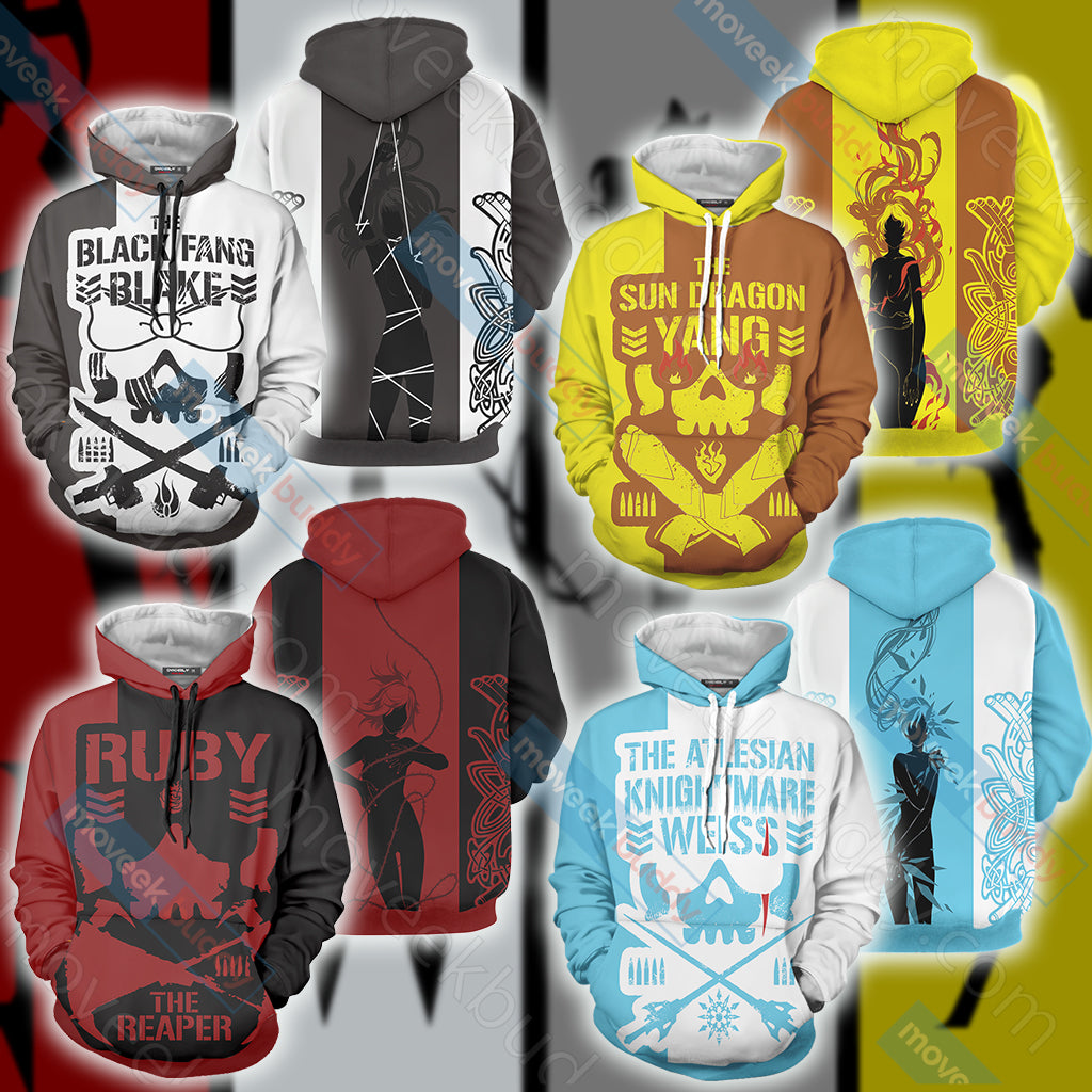 RWBY Weiss The Atlesian Knightmare 3D Hoodie
