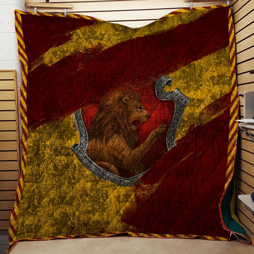 Mandala The Hufflepuff Badger Harry Potter 3D Quilt Blanket Twin (150x180CM)