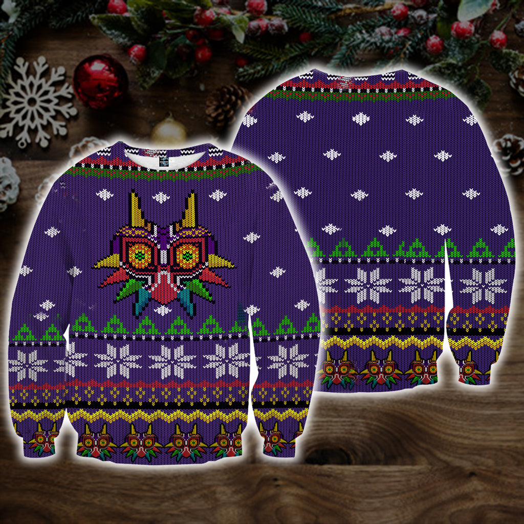 The Legend Of Zelda - Majora's Mask Unisex 3D Sweater S