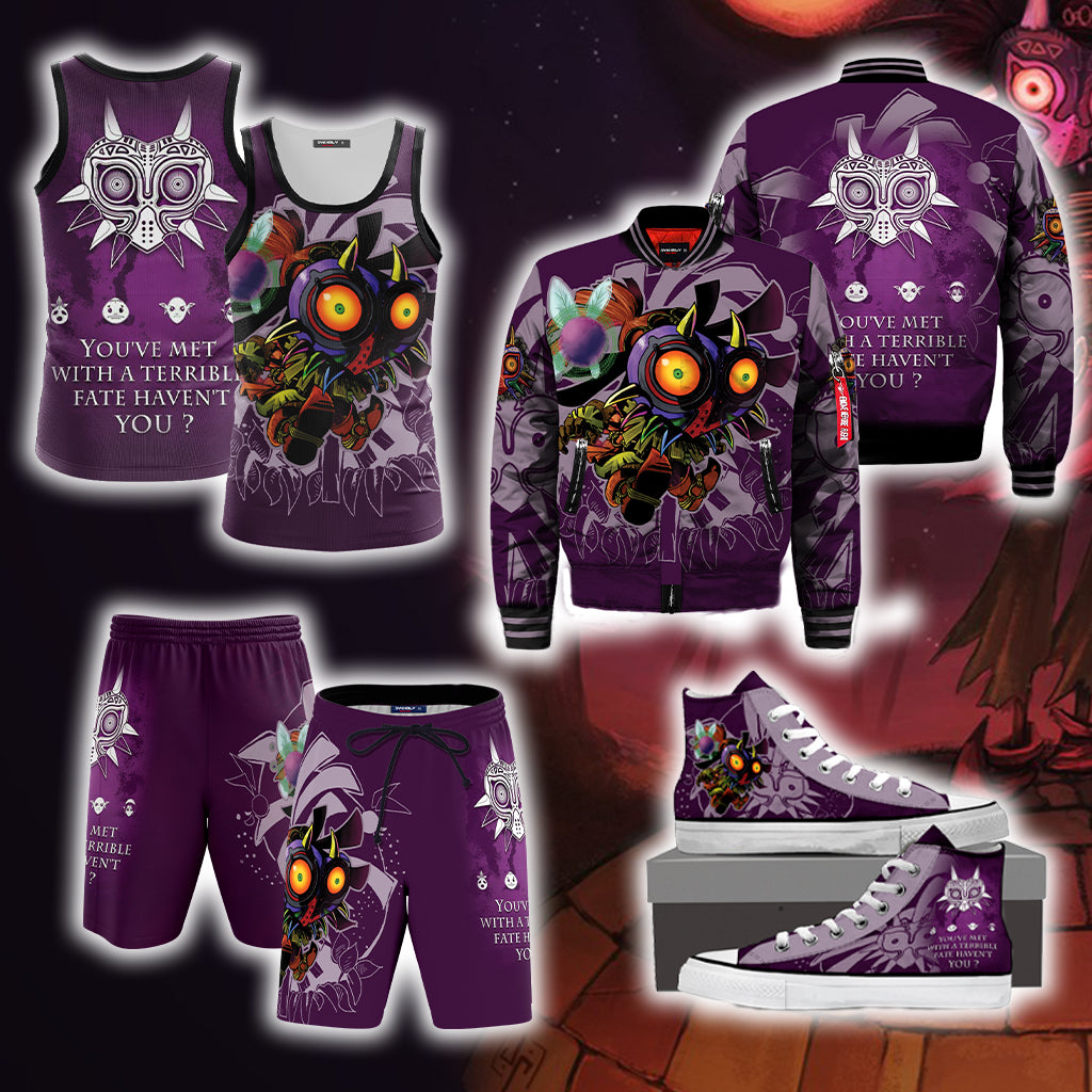 The Legend Of Zelda: Majora's Mask Unisex 3D T-shirt Zip Hoodie Pullover Hoodie