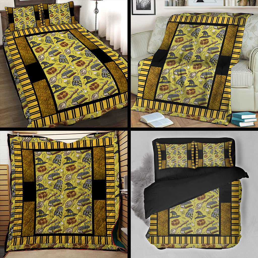 Harry Potter Hufflepuff 3D Bed Set