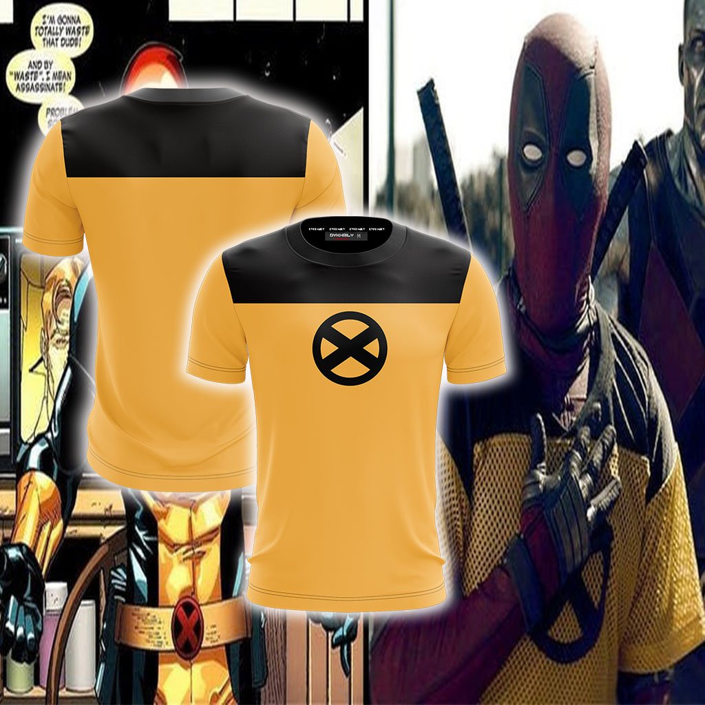 Deadpool 2 Cosplay Unisex 3D T-shirt S Version 2