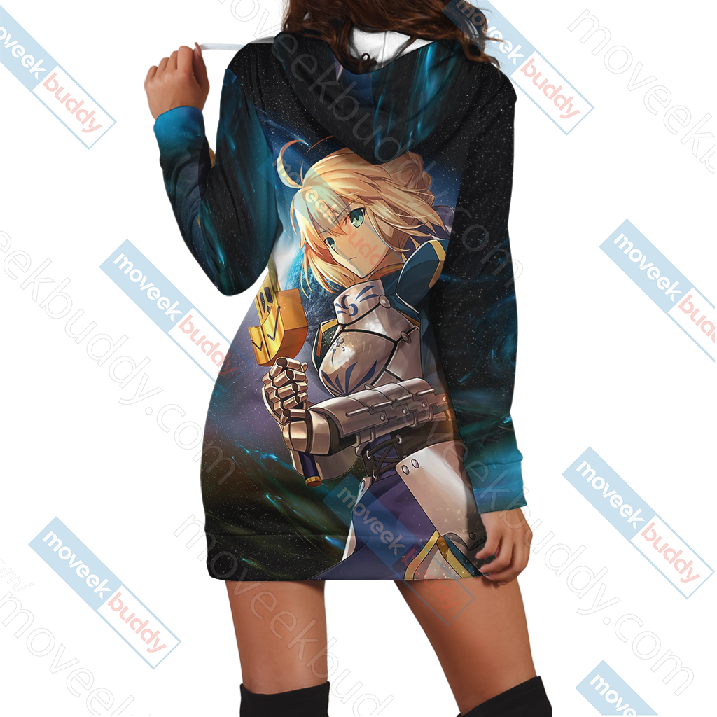 Fate/ Stay Night - Saber New Version 3D Hoodie Dress
