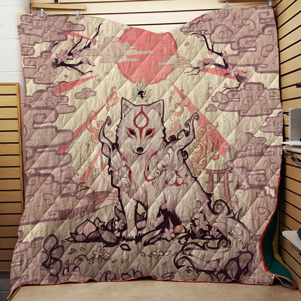 Okami New 3D Quilt Set Single Quilt Twin (150x180CM)