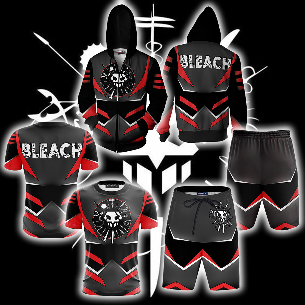 Bleach Division Symbol 3D Beach Shorts
