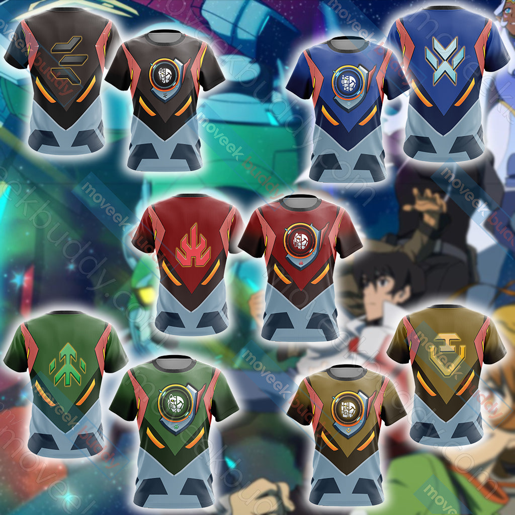Voltron: Legendary Defender ( Blue ) Unisex 3D T-shirt