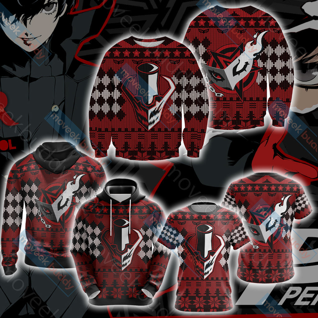 Persona 5 Christmas Style Unisex 3D T-shirt